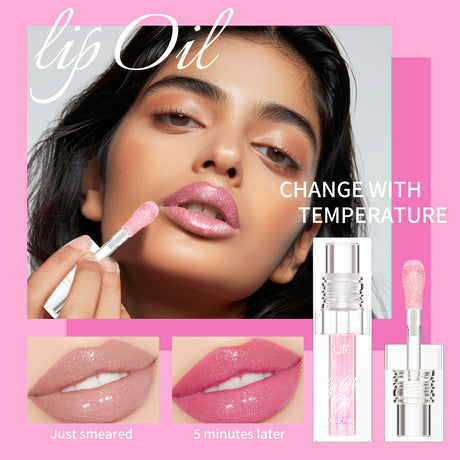 QIC color-changing lip oil Lip Oil lip oil moisturizing lips lip gloss lip gloss oil - V.I.P Digital Presence