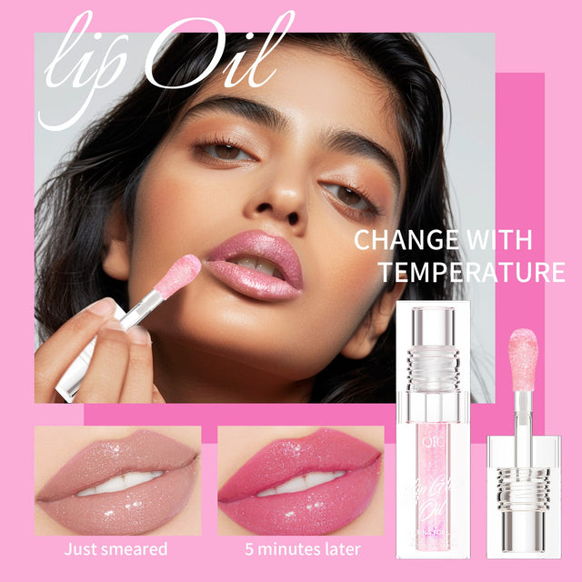 QIC color-changing lip oil Lip Oil lip oil moisturizing lips lip gloss lip gloss oil - V.I.P Digital Presence