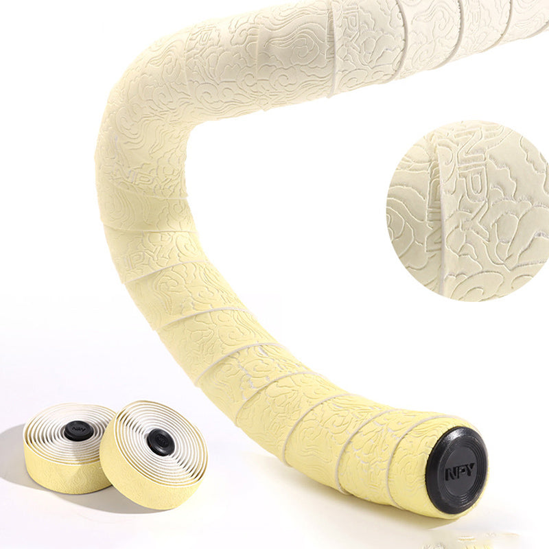 Road Bike Handlebar Tape: Double-Pinyin Cloud Pattern, Gradient Color, Comfortable, Shock - Absorbing, Breathable - V.I.P Digital Presence