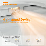 ST-GP-01 Smart Toilet with Heating, Portable Toilet with Automatic Opening and Closing, 1.28GPF Water Tank Free Toilet, White - V.I.P Digital Presence