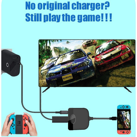 Suitable for Nintendo Type-C three in one docking station Switch portable base high-definition video cable converter - V.I.P Digital Presence