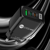 Luminous 58W dual fast charging 2PD+QC3.0 USB fast charging mobile phone charger - V.I.P Digital Presence