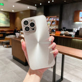 Suitable for iPhone 14 Promax phone case Aurora laser CD pattern Apple 15 new matte 13 all inclusive eye protection - V.I.P Digital Presence