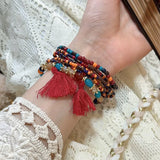 Tassel Rice Bead Bracelet - V.I.P Digital Presence