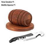 New Barrel Cocktail Smoking Kit with Wood Chips 4 Flavors Old Fashioned Drink Smoker Infuser for Bar Drinks Kitchen - V.I.P Digital Presence