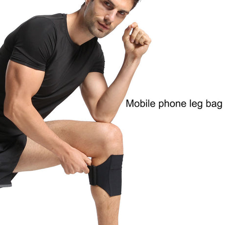 Adjustable size phone leg bag elastic magic lifting elastic band sports bag close fitting and non shaking one size fits all phone bag - V.I.P Digital Presence