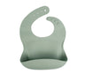 Baby silicone rice bag Baby rice bag bib Baby saliva towel waterproof mouth bag No wash and oil proof