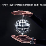 LED Wrist Power Hand Ball Self-starting Powerball With Counter Arm Hand Muscle Force Trainer  Exercise Equipment Strengthener