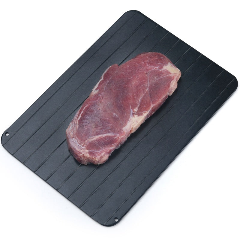 Quick Thawing Plate for Home Use: Aluminum Ice-Melting Rapid Beef, Frozen Food, Meat, and Seafood Thawing Board - V.I.P Digital Presence