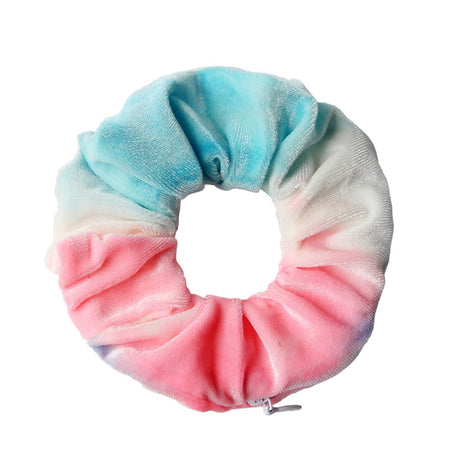 Tie dye velvet zipper large intestine loop - V.I.P Digital Presence