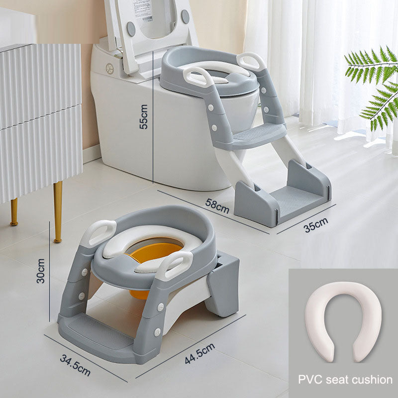 Inodoro infantil inodoro multifuncional para niños y niñas, soporte auxiliar para inodoro, anillo para asiento de inodoro de paso para bebé