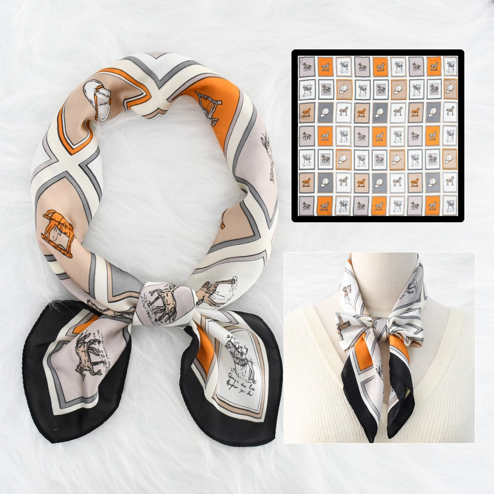 Silk Scarf Women's Sunscreen Beach Imitation Silk Versatile Silk Scarf Neckband - V.I.P Digital Presence