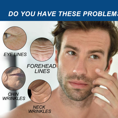 Collagen Wrinkle Remover Cream for Men, Anti Aging Fade Fine Lines Tightening Hydrating Cream - V.I.P Digital Presence