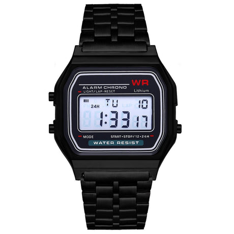 Sports children's electronic steel strip night light alarm clock steel strip watch multi-color electronic watch - V.I.P Digital Presence
