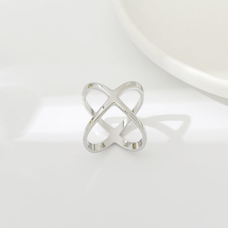 Creative Rice King Star Gold-Plated Scarf Buckle Multi-Purpose X Cross Hollow Smooth Surface Scarf Square Shawl Buckle - V.I.P Digital Presence