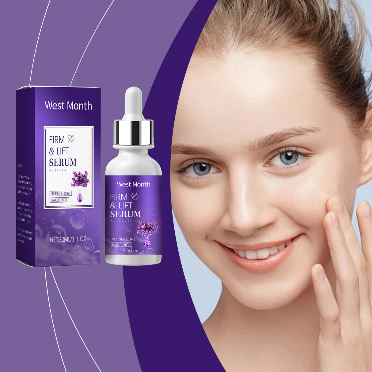 Retinol Firming Serum, Soothing, Hydrating And Rejuvenating Skin Care Serum