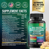 Sea moss Shilajit Frozen Collagen Peptide 2in1 Capsule Help Reduce Wrinkles - V.I.P Digital Presence