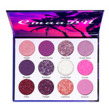CmaaDu 12 Color Eyeshadow Palette Shiny Eyeshadow Makeup Matte and Metallic Glitter Makeup - V.I.P Digital Presence