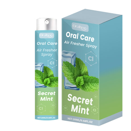 Secret Mint Oral Care Air Fresher Spray, Remove Coffee Stains And Whiten For Healthy Teeth - V.I.P Digital Presence