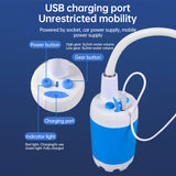Upgraded Rechargeable Electric Camping Shower Pump with Smart Digital Display - V.I.P Digital Presence