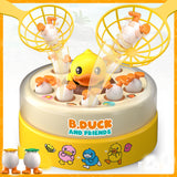 B. Pato Pequeño Pato Amarillo Entrenamiento de Concentración Interacción Padre-Hijo Rompecabezas para Bebé Disco de Pesca Rebotante Juguete de Regalo