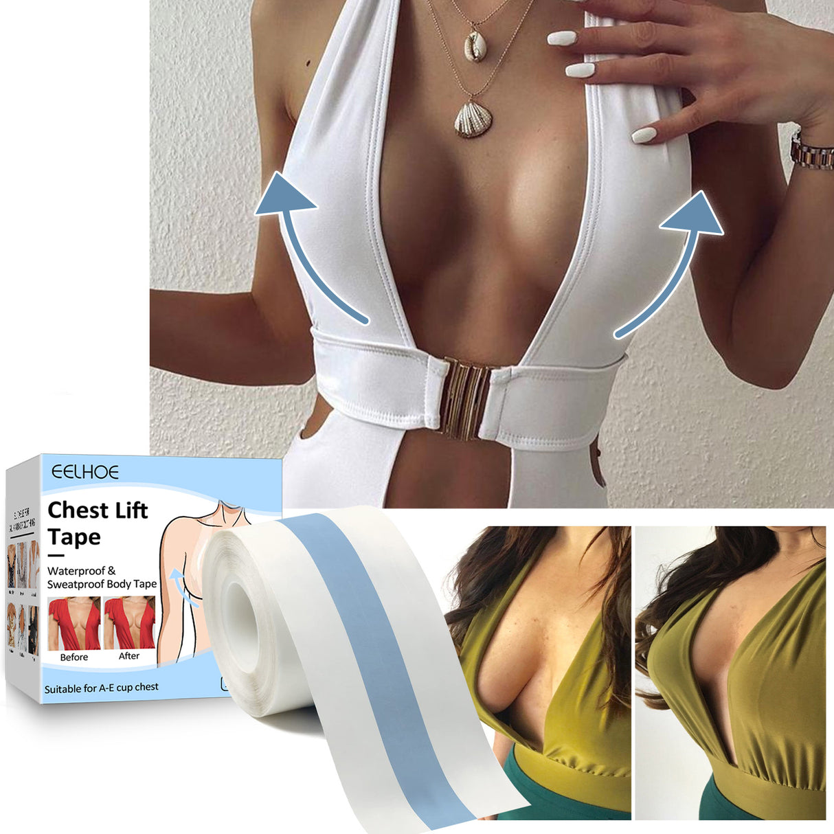 Breast Care Patch Invisible Bra Patch Care Anti-Slip Bump And Tuck Underwear Patch - V.I.P Digital Presence
