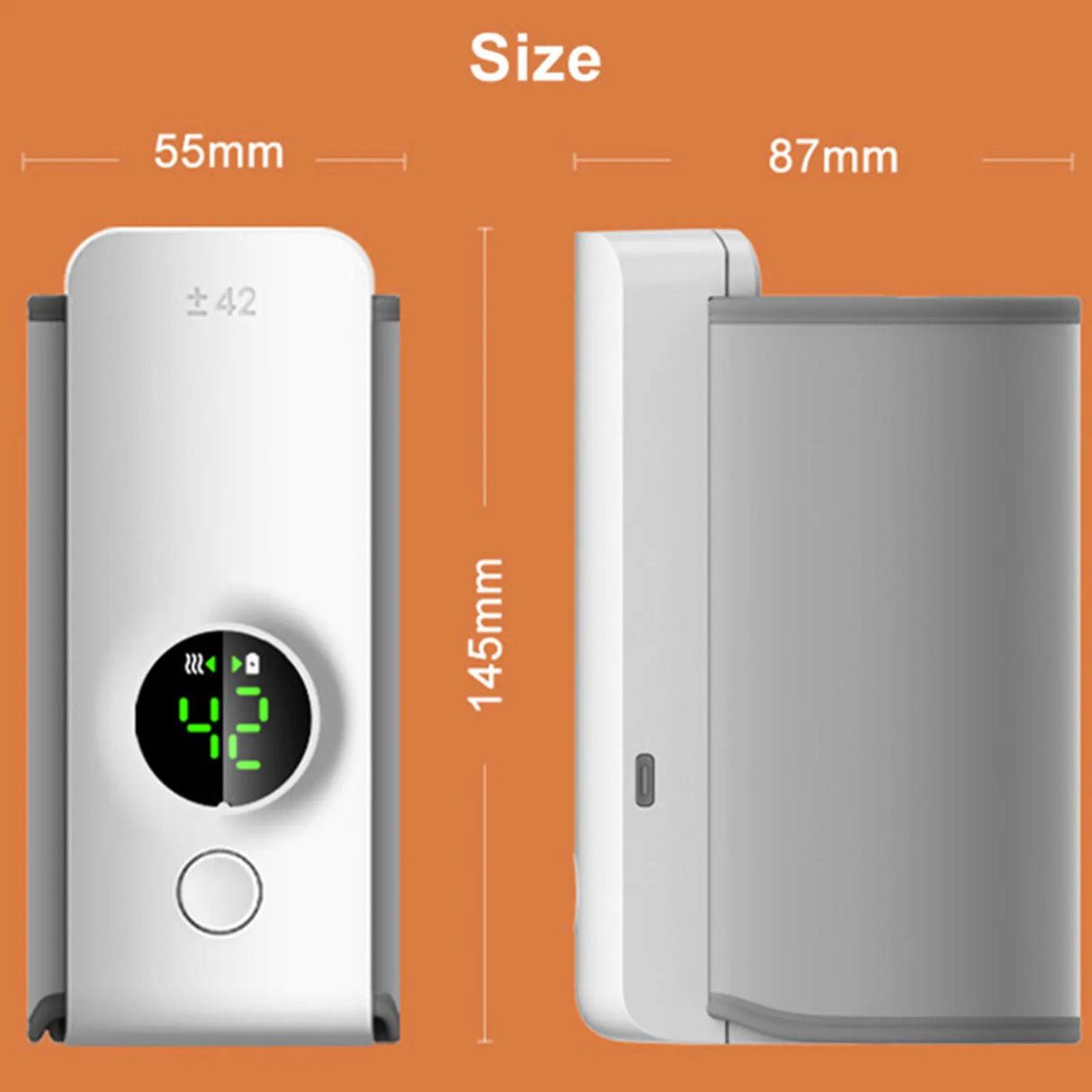 Calentador de biberones Digital recargable con carga USB para Picnic y Camping - V.I.P Digital Presence