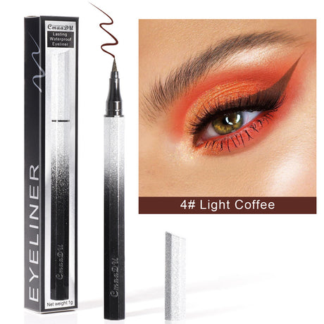 CmaaDu Eyeliner Pencil Waterproof Sweatproof Not Smudged Cool Black Starry Sky Thin Head Eyeliner - V.I.P Digital Presence