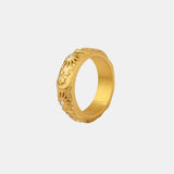 Star Moon Shaped Sparkling Zircon Design Ring Titanium Steel Handmade Jewelry for Girls - V.I.P Digital Presence