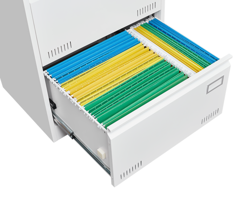 Filing Cabinet Lateral File Cabinet 3 Drawer White Filing Cabinets with Lock - V.I.P Digital Presence