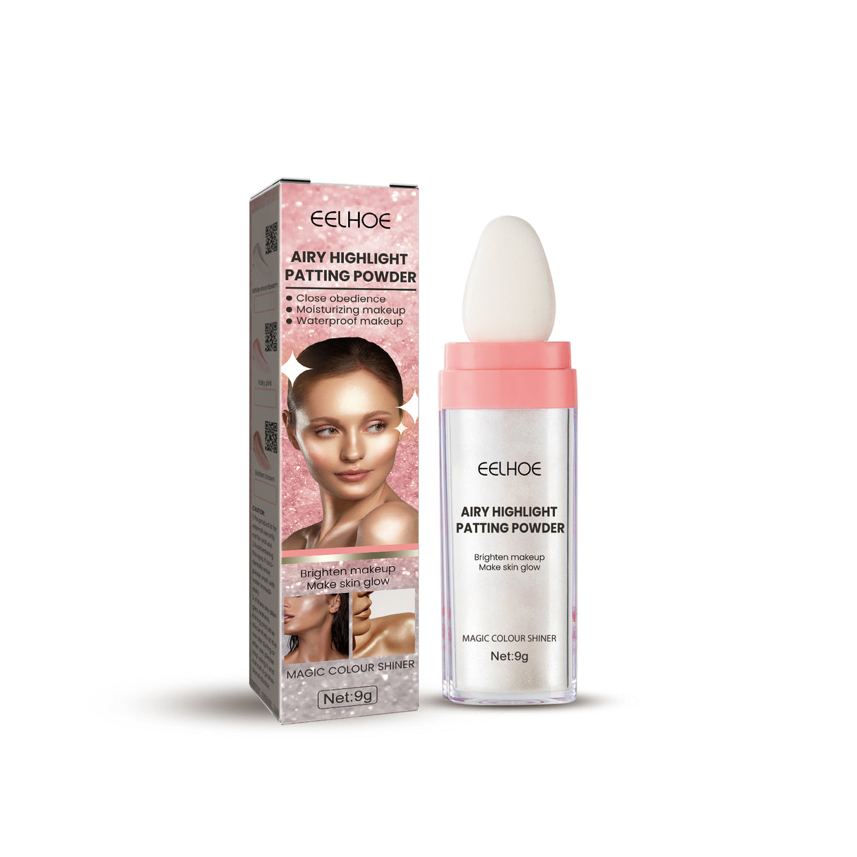 Highlighter Pat Powder, Light Highlighter Natural 3D Contoring Powder - V.I.P Digital Presence