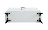 Shoe Cabinet , Shoe storage shelves, metal leg, White - V.I.P Digital Presence