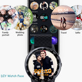 Reloj inteligente para hombres y mujeres, monitor de actividad física, monitor de ritmo cardíaco y presión arterial, reloj inteligente, dispositivos portátiles, pulsera inteligente para Android e iOS. 