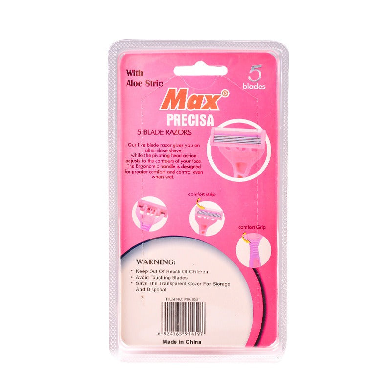 Ladies Five Layers Of Stainless Steel Manual Shaving Knife Intimate Armpit And Leg Hair Removal Knife Shaving Knife - V.I.P Digital Presence