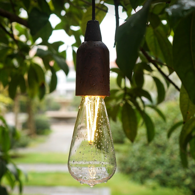 Luces portátiles para acampar al aire libre, iluminación retro, luces LED con cable, luces para carpas, luces navideñas para ambiente de camping, lámparas decorativas.