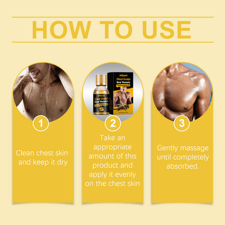 Men's Chest Massage Oil, Hydrating And Moisturizing Body Massage Treatment Oil - V.I.P Digital Presence