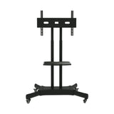 FANCO Universal Rotating TV Stand, suitable for 32-80 inch TVs, with adjustable tilt height and maximum VESA 600x400mm (black) - V.I.P Digital Presence