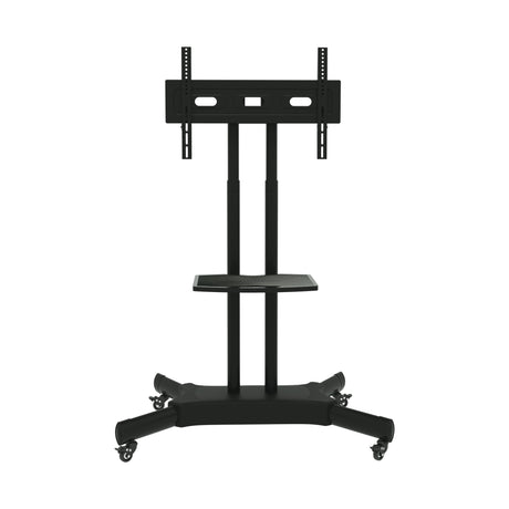 FANCO Universal Rotating TV Stand, suitable for 32-80 inch TVs, with adjustable tilt height and maximum VESA 600x400mm (black) - V.I.P Digital Presence