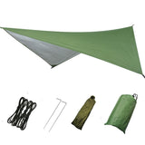 Toldo triangular multifuncional para exteriores, impermeable, resistente a la lluvia, protector solar, para acampar, para playa