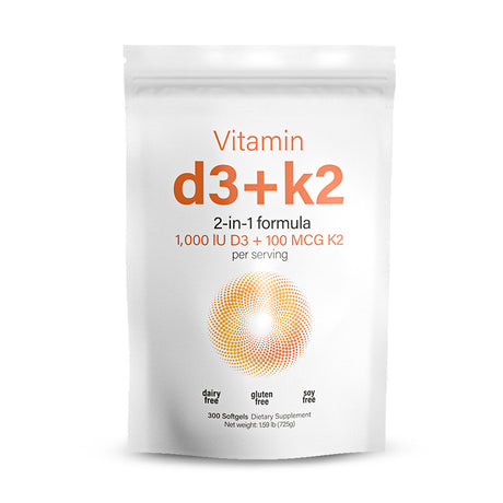Vitamin D3+K2 Soft Capsules - V.I.P Digital Presence