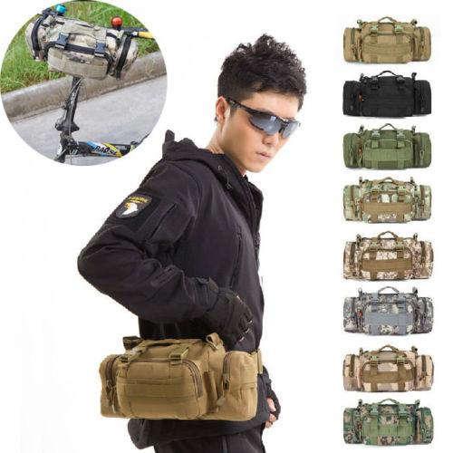 Black Hawk Commandos Multi-function Practical Waist Pack  Handlebar military Camouflage Shoulder Bag for outdoor sports activities - V.I.P Digital Presence