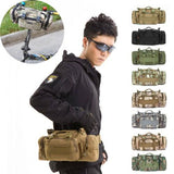 Black Hawk Commandos Multi-function Practical Waist Pack  Handlebar military Camouflage Shoulder Bag for outdoor sports activities - V.I.P Digital Presence