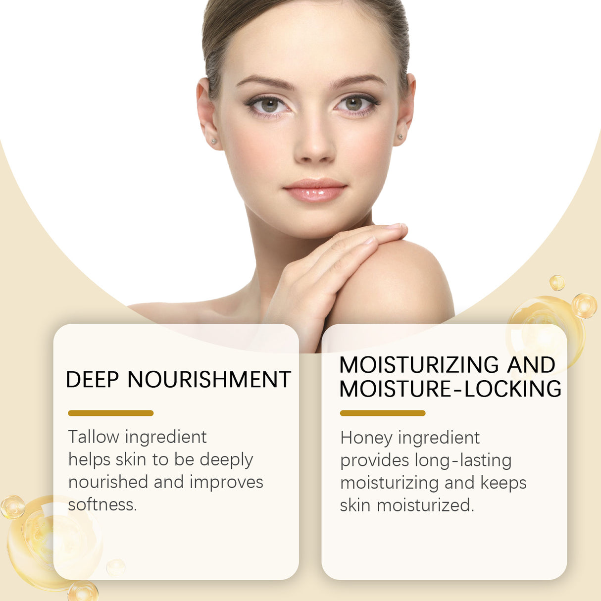 Honey Butter Moisturizer, Moisturizer Moisturizes Skin To Keep It Hydrated Apply Massage Skin Cream