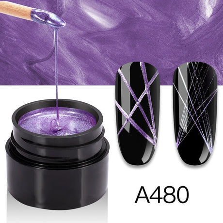 ROSALIND Gel Spider Line For Nails Art Gel Polish UV Colors Painting Gel Nail Polish Spider Gel Lacquer Web Stickers Gel Polish - V.I.P Digital Presence
