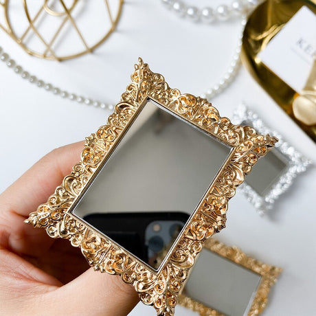 Ins Pattern Mirror Grip Tok Plating Mobile Phone Holder Extension Bracket Suitable for IPhone Samsung Mobile Phone Accessories - V.I.P Digital Presence