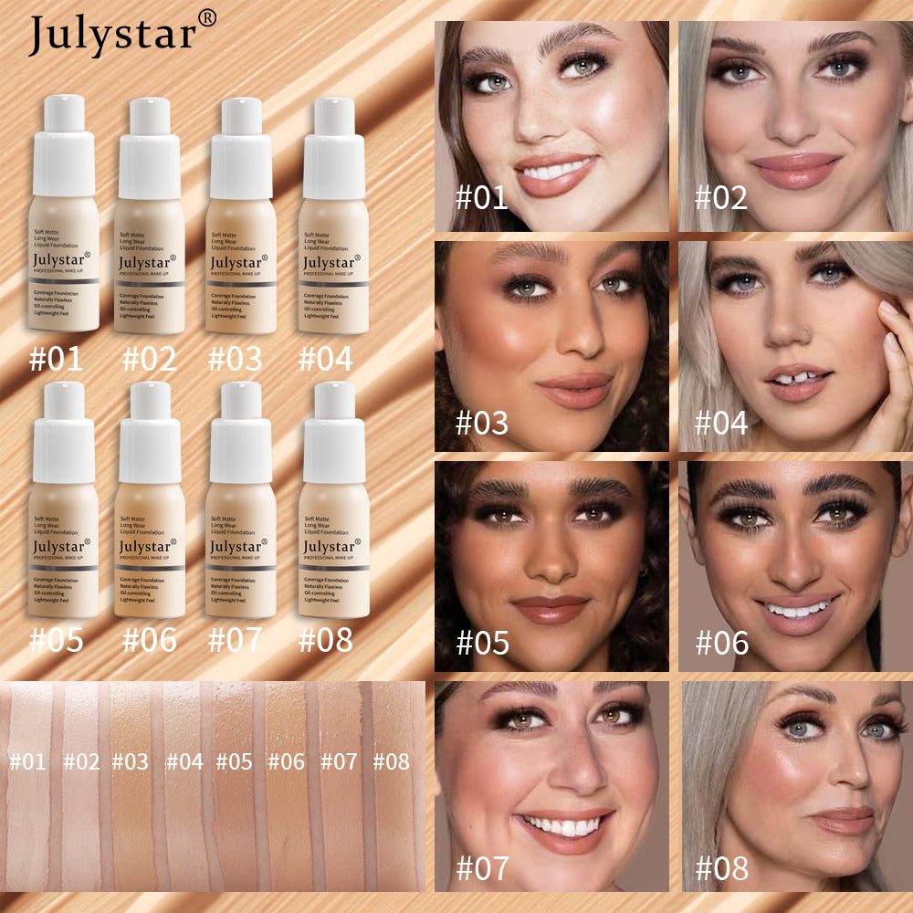 Liquid Foundation Concealer Long-Lasting Moisturizing Oil Control BB Cream Foundation Makeup - V.I.P Digital Presence