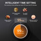 8 - Channel Calculagraph Kitchen Timer, 220V plug, shake - to - remind, 8 screens, great cooking accessory. - V.I.P Digital Presence