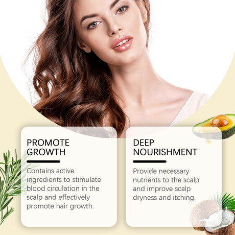 Rosemary Hair Care Essential Oil Soft Luster Hair Solid Dry Hair Fluffy Hair Care Scalp Essential Oil - V.I.P Digital Presence