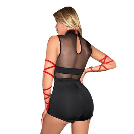 Anime sexy underwear samurai costume role play perspective gauze bandage color contrast - V.I.P Digital Presence
