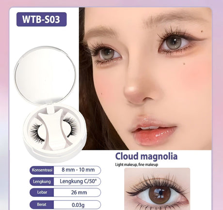 Natural Thick Portable Adhesive Free Eyelash Magnetic Suction Eyelash Style - V.I.P Digital Presence